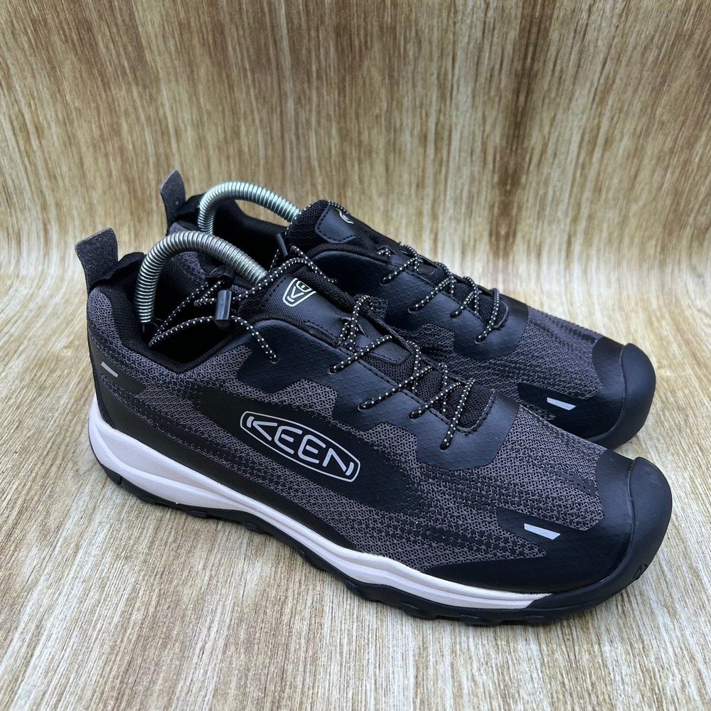Keen Wanduro Speed Men's Size 7 Black Grey Hiking Shoes‎ Trail Sneakers 1028738